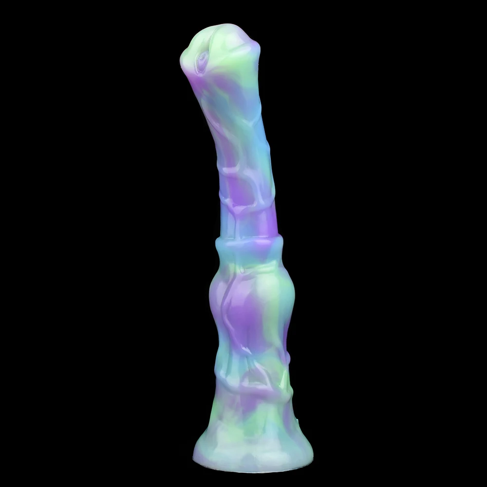 Yocy Silicone Knot Dildo Long Animal Horse Penis Soft Butt Plug With Sucker Vaginal Massager Anal Sex Toys For Adult Games