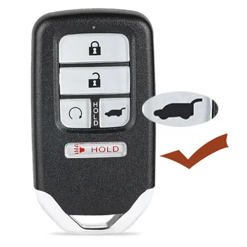 Keyforkess 433.92MHz ID47 Chip ID FCC: KR5T44 / KR5V44 5 pulsanti Smart Remote Key Fob per Honda Pilot Passport 2019 2020 2021 2022 - KEYECU 433 92MHz ID47 Chip ID FCC KR5T44 KR5V44 5 pulsanti Smart Remote Key Fob