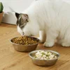 Large Capacity Dog Bowl Stainless Steel Safe Durable Pet Feeding Bowl Cat Dog Food Drinking Feeder Bowl Pet Supplies 6