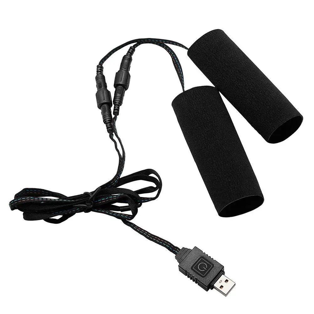 

Motorcycle Heating Handlebars Sleeve USB Six Adjustable Intelligent Temperature Control Anti-slip Heated Handgrips Cover
