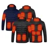 Men's Thermal Jacket 11 Zone Controlled Temperature Usb Electric Heating Coat Heating Clothing New Winter Ski Self-heating Parka 6