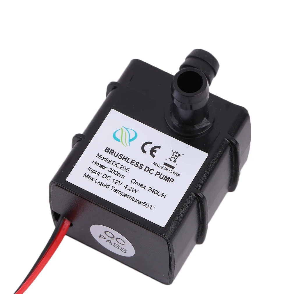

12V DC Brushless Water Pump Ultra-quiet 3M 240L/H Brushless Submersible Water Pump mini electric submersible waterpump