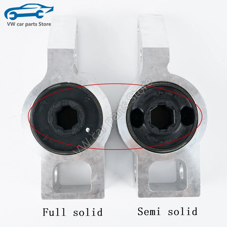 Control Arm Bushings Kit Control Arm 1K0199231J/232J Front Control Arms Bushing Lower Bracket Rubber Suspension For VW Golf MK5 MK6 Sciricco Caddy EOS YETI Touran A3