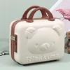 14 Inch Fashion Bear Handheld Storage Makeup Case Portable Zipper Password Lock 6