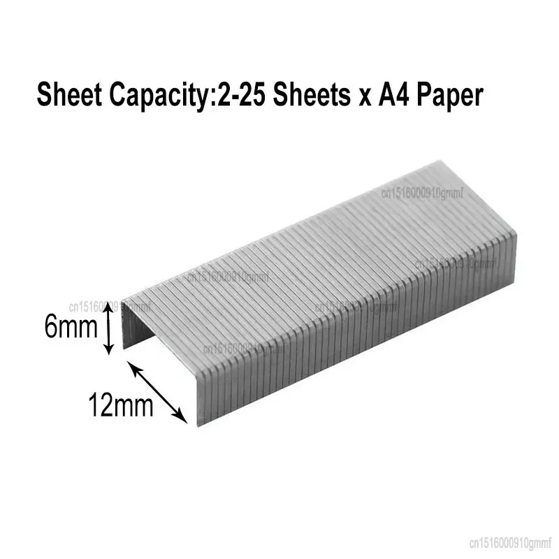 1000Pcs Set Metal 12# 24/6 Staples Silver Color Office Accessories School Stationery Paper Document File Binding Supplies stapler pin