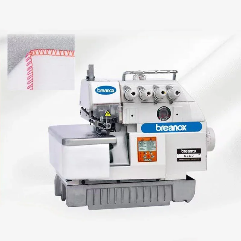 Machine à coudre surjeteuse à très grande vitesse, à entraînement direct, 3/4/5 lignes