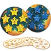 Star Expression Matching Puzzles Montessori Toys Social Board Games Emotion Puzzles Face Change Educational Wooden Toys for Kids 1