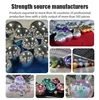 Holographic Gold Inflatable Mirror Ball 50cm Hanging Inflatable Disco Ball Giant Spheres For Events Show Decoration 6