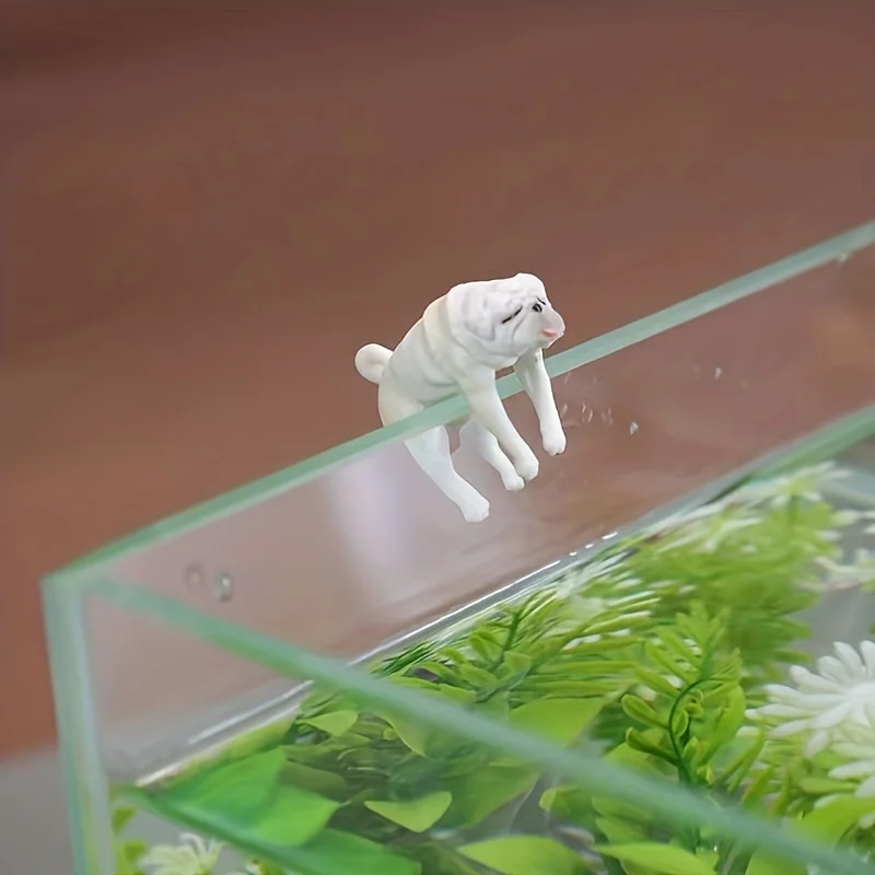 3PCS Fish Tank Landscape Decoration Small Doll Fish Tank Edge Decoration Creative Landscape