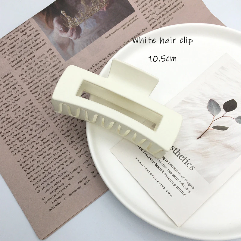 1pc oder 4 Teile/satz Frauen Mädchen Klaue Clips Kaffee Schwarz Haar Klaue Rutschfeste Krabben Haarnadeln Haarspange Mode Haar Zubehör geschenke – Detail 10