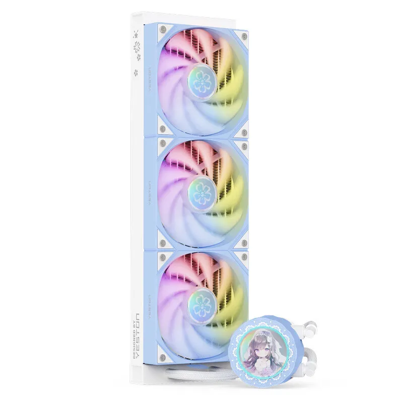 Zeaginal YT-360 cpuオールインワン水冷ラジエーター、回転式水冷