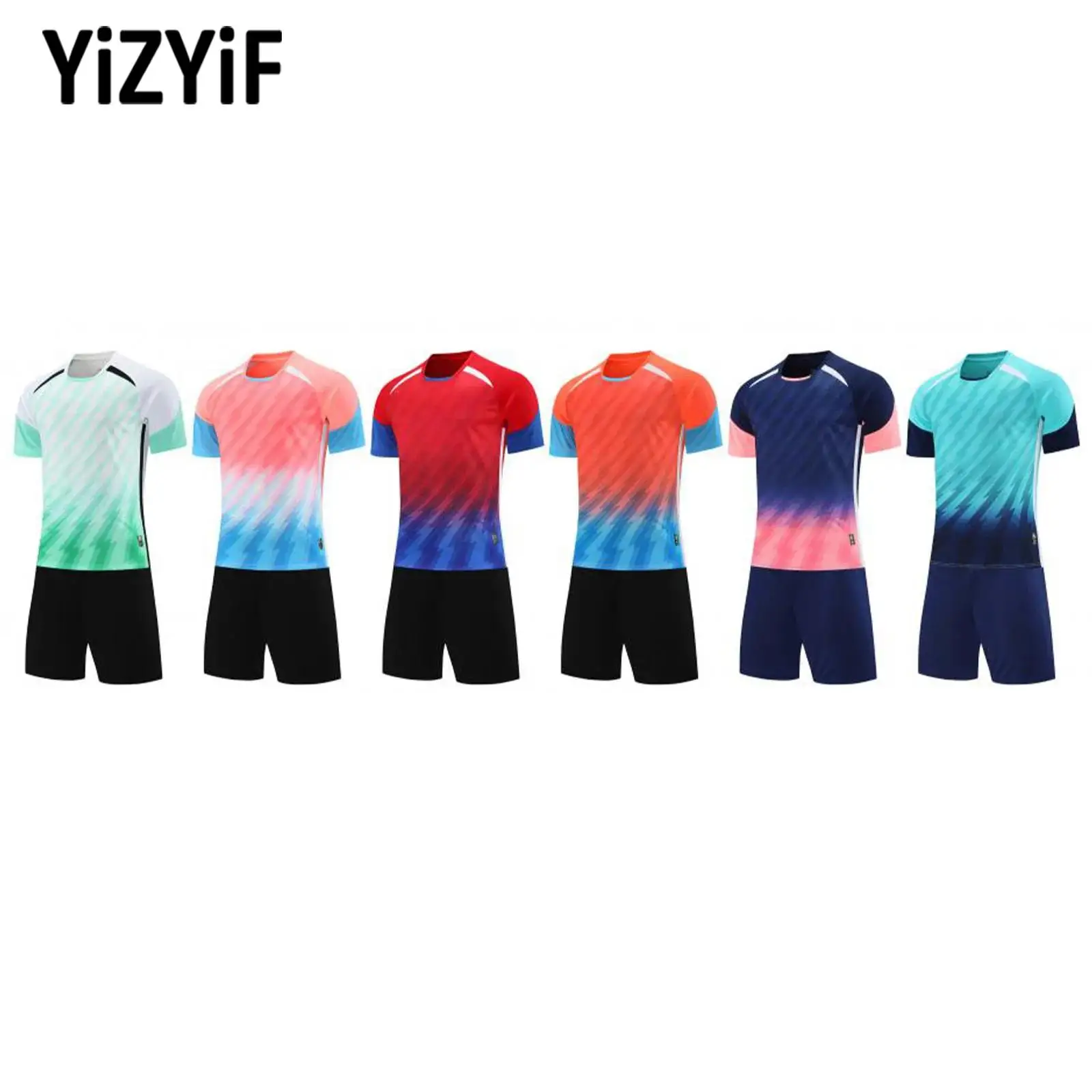 2 Pcs 여름 어린이 스포츠 정장 소년 빠른 건조 Tracksuit 어린이 축구 ..