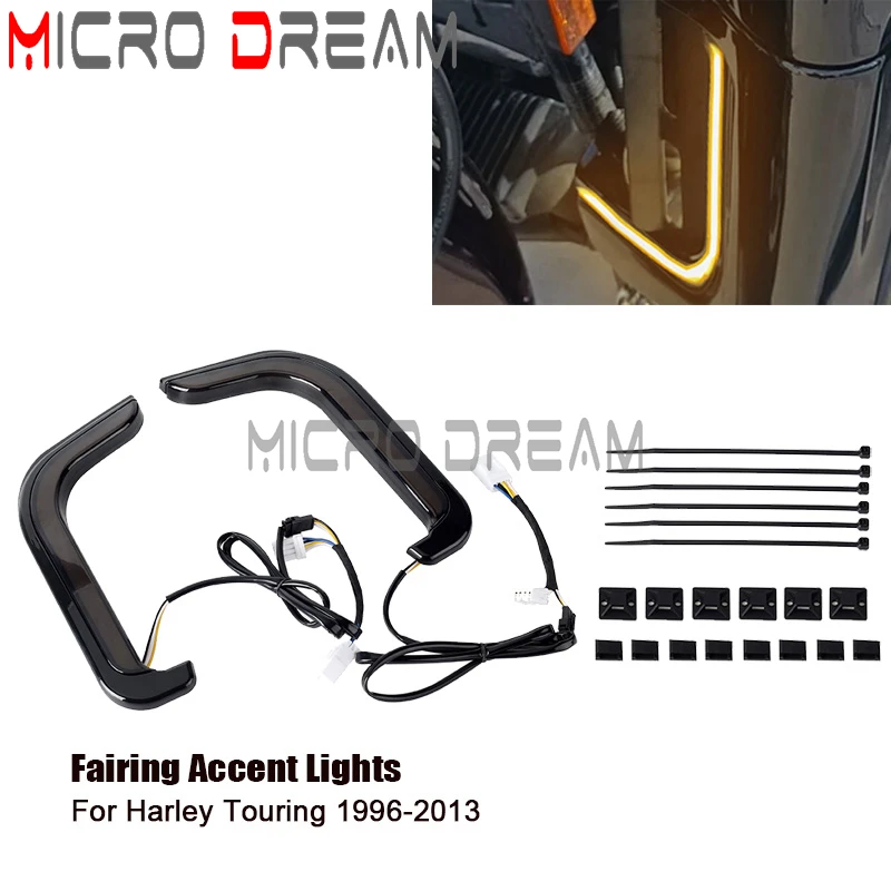 

Фонарь для фар, нижняя решетка, сигнал поворота, фонарь для Harley Touring Electra Street Glide FLHR 2006-2013