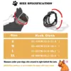 Short Snout Dog Muzzle Mesh Adjustable Breathable Anti Biting Bulldog Short Snout Muzzle for Dogs Bulldog Mouth Muzzle 6