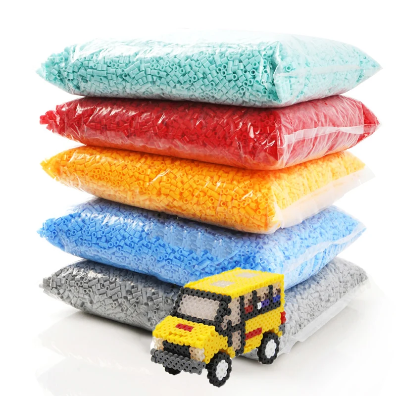 5MM 200G/Bag 3400PCs Pixel Puzzle Iron Beads for kids Hama Beads Diy High Quality Handmade Gift toy Fuse Beads 6