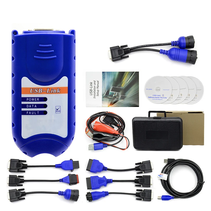 

For NEXIQ USB Link2 125032 Diesel Truck Interface Diagnostics Bluetooth for Heavy Duty Truck Scanner Diagnostic Tool USB Link 2