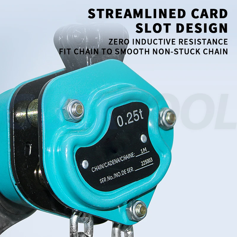 0.25T/0.5T Gourd Crane Manual Tensioning Cable Holder Portable Lifting Winch Heavy Lifting Tool Hand Chain Hoist For Decoration