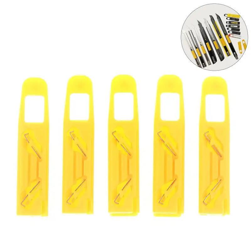 5/10Pcs 나이프 푸셔 블레이드 조절기 벽지 나이프 9mm 벽지 적용 도구 유틸리티 나이프 종이 커터 액세서리