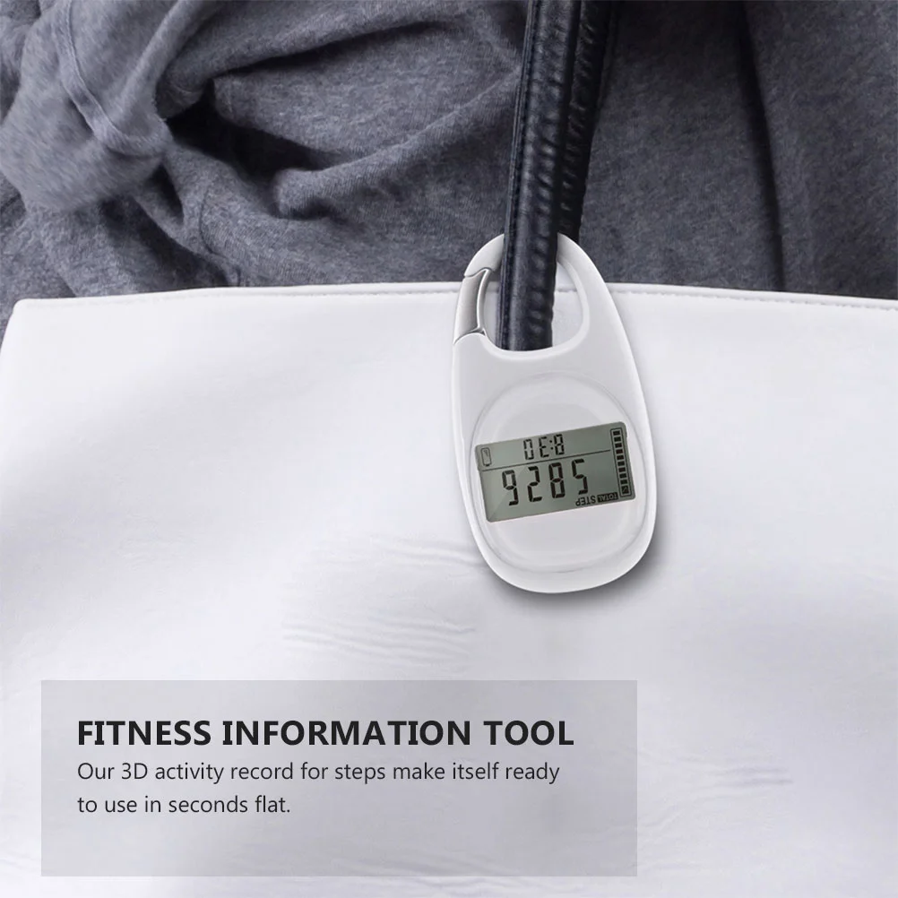 Portable Pedometer Fitness Tracker Clip For Climbing Running Step Counter Sports Accessories Health Monitor Tool Seniors Elderly