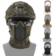 

Tactical Balaclava Headgear Mask Army Airsoft Paintball Full Face Mask Breathable Outdoor Hunting Wargame CS Protection Mask