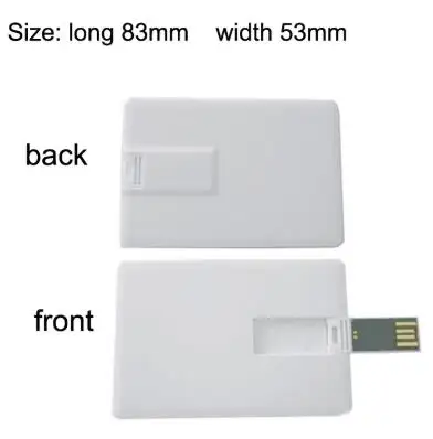 맞춤형 신용 카드 16GB 32GB USB 플래시 드라이브 USB2.0 Pendrive 4GB 8GB Personalizado 로고 메모리 스틱 펜 드라이브 결혼 선물