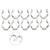 10pcs Spring Terry Clips Manganese Steel Narrow Base Tool 6mm-32mm Heavy Duty Tool Storage Hangers Cabinets Hardware 6