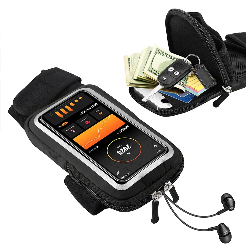 Touch-screen Multifunctional Wrist Bag Armband On The Phone Wrist Armbands mp3 mp4 Bags Sports Cell Phone Holder Running Sports phone armband mobile phone armband phone arm band sports arm bag