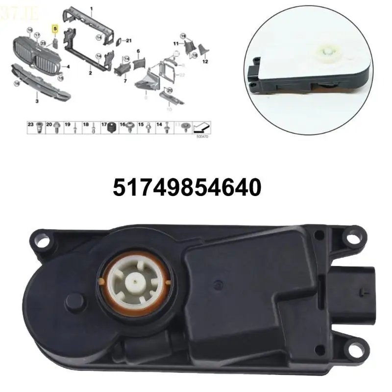 37JE Kühlergrill Obere Klappensteuerung Auslöser Bedienfeld 51749854640 für BMW G31 G32 G12 – Detail 7