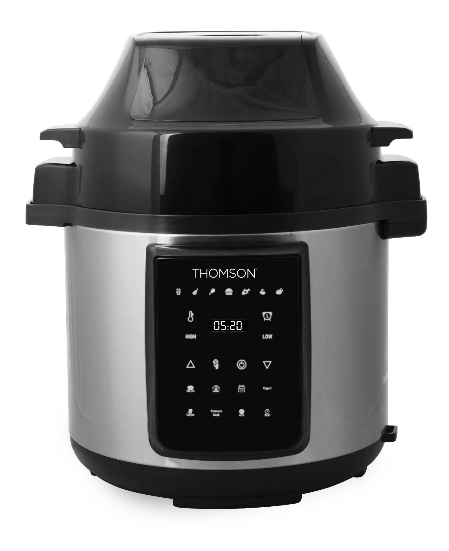 

Air Fryer Pressure Cooker Button Control, Led Display, Stainless 6L 2-in-1 air fryer oven