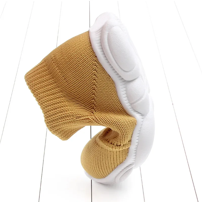 Baby Shoes Sock Shoes 6-12-18 Months Baby Boys and Girls Rubber Sole Soft Cotton Spring and Autumn 2023 New Fashion Shoes 6