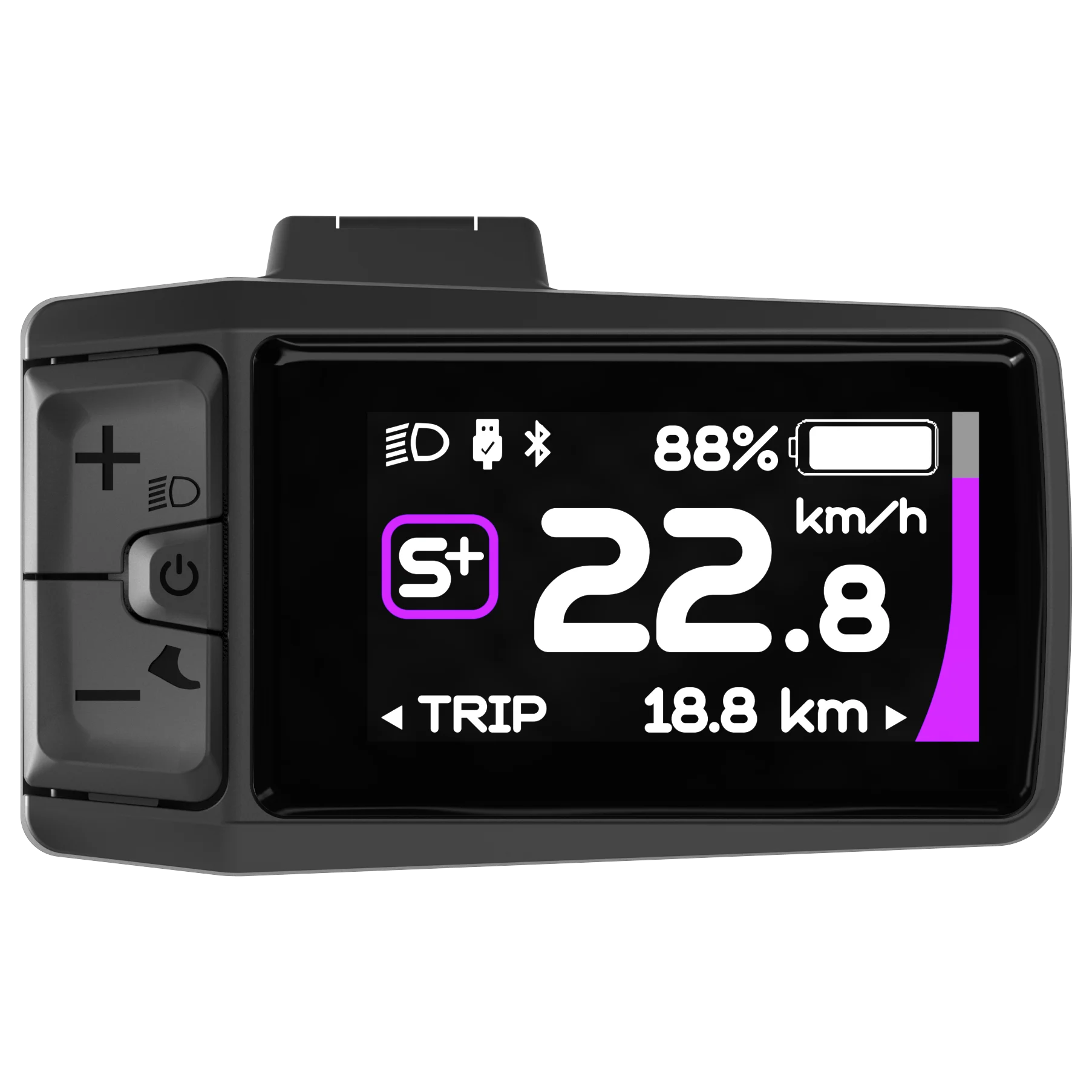 Bafang colourful DPC080 display with Bluetooth TYPE C connect for bafang can version motor