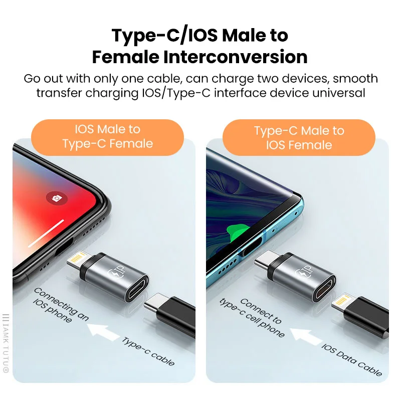 Olaf 20W Lightning Female To USB C Male Charger Adapter For iPhone 15 Huawei Xiaomi Samsung IOS To Type C Adaptador usb to type c adapter type c adapter lightning to usb c adapter ios to type c adapter charger power adapter charging cable adapter