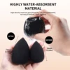 29pcs Makeup Tool Kit 20 Pcs Makeup Brushes+9 Pc Makeup Sponge Air Cushion Powder Puff Finger Puff Set Portable Makeup Tool 6