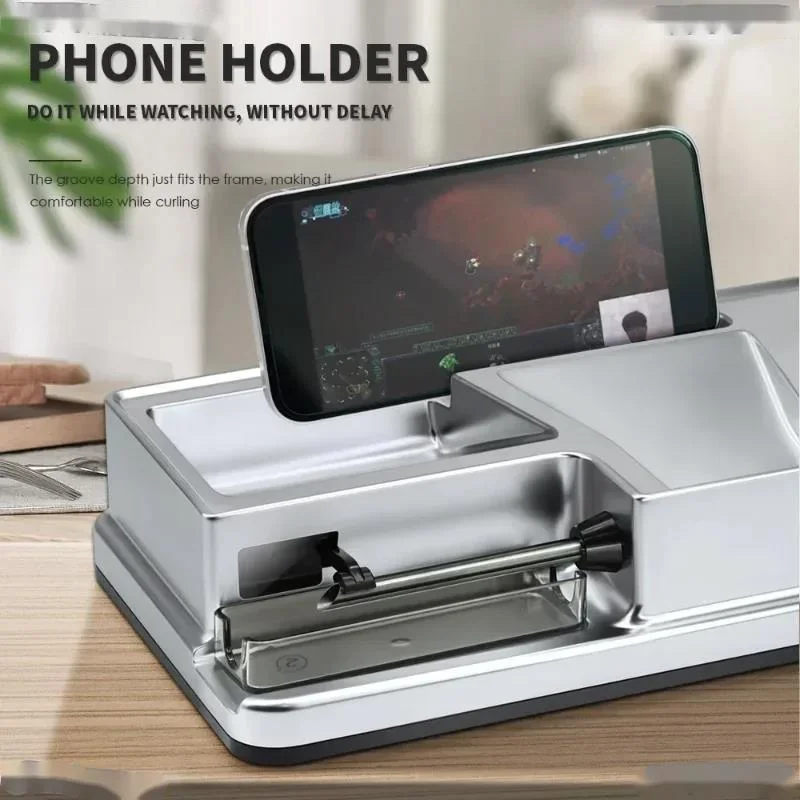 6.5/8mm Tube Electric Cigarette Rolling Machine Infrared Sensing Injector Tobacco Filling Auto Cigarette Maker Smoking Accessory