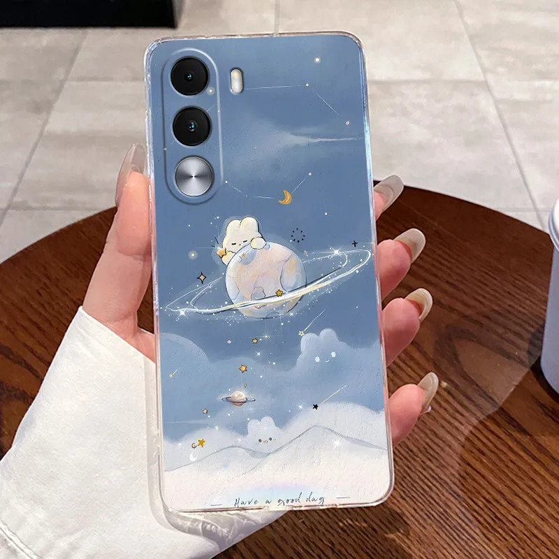 Aesthetic Cute Cat Soft Silicone Transparent Phone Case