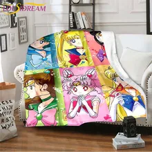 Japan Anime Sailror Moonc Blanket Flannel Throw Blanket Ultra Soft Micro Fleece Blanket Bed Couch Living Room for Kids 50x40 