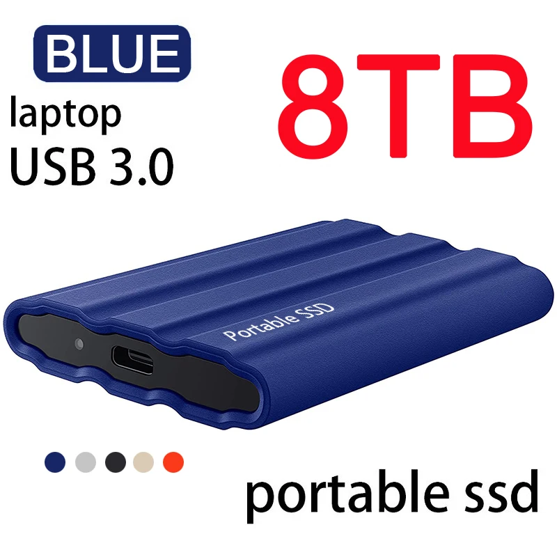 Portable Highspeed Mobile Solid State Drive 8TB 16TB 30TB SSD Drives