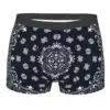 Pisley Bandana Print Boxer Shorts For Men 3D Print Male Bohemian Style Underwear Panties Briefs Breathbale Underpants 1