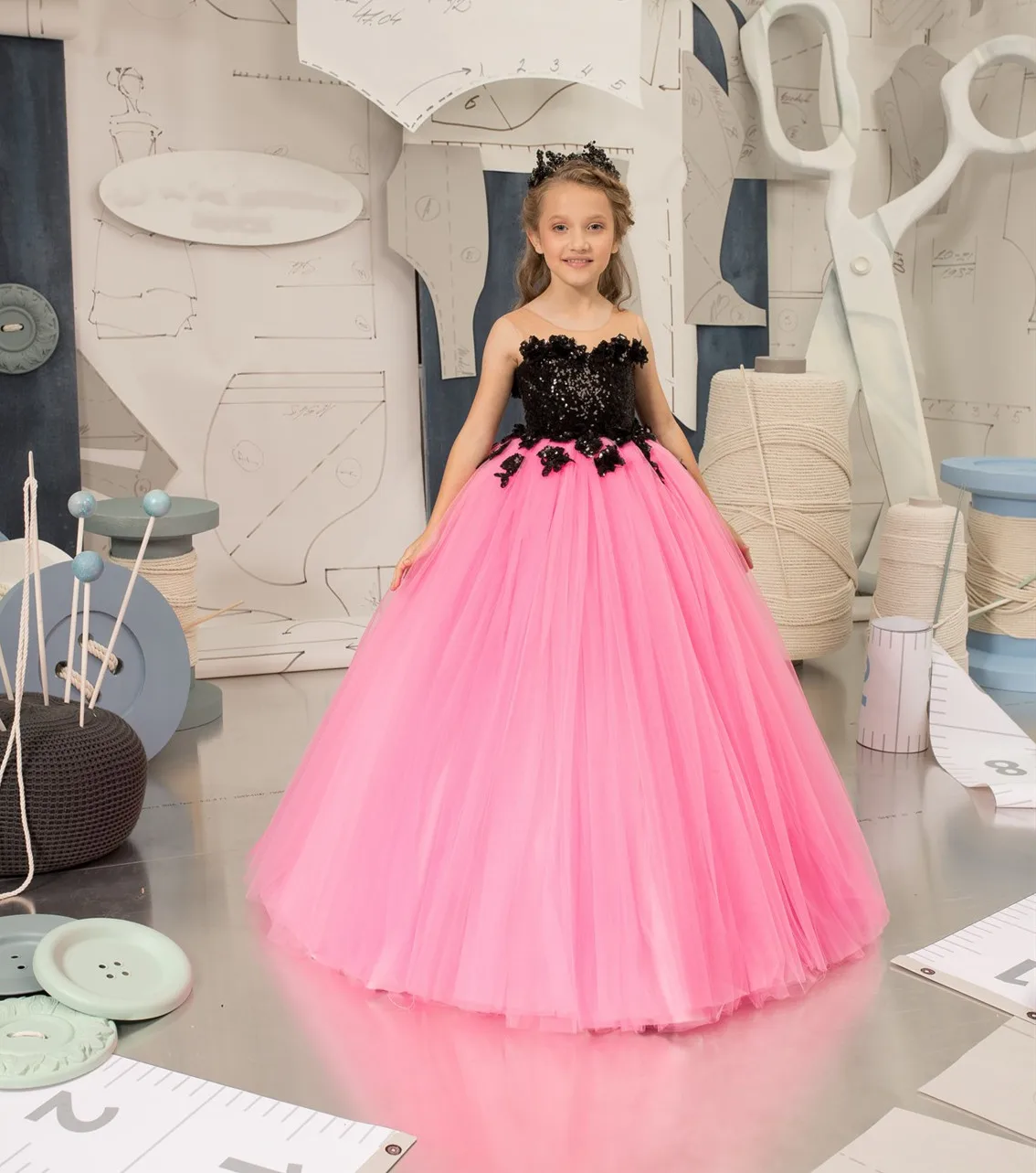 flower-girl-dress-sequins-applique-tulle-puffy-kids-dress-pageant-gowns-holy-first-communion-birthday-party-prom-ball-gowns