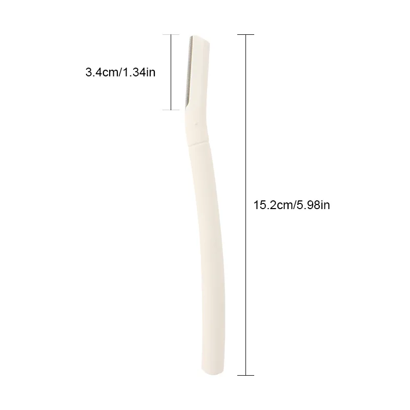 Eyebrow Trimmer Set Pack of 12 Biodegradable Eyebrow Razor Eco Friendly Eyebrow Hair Trimmer Wheat Straw Women Face Razor Dermaplaning Blades Kit eyebrow trimmer eyebrow razor set eyebrow razor eyebrow trimmer blade