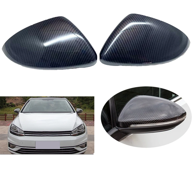 

Крышка для зеркала из АБС, крылья для боковых зеркал, автомобильные аксессуары для Volkswagen Golf 7 MK7 2013-2020