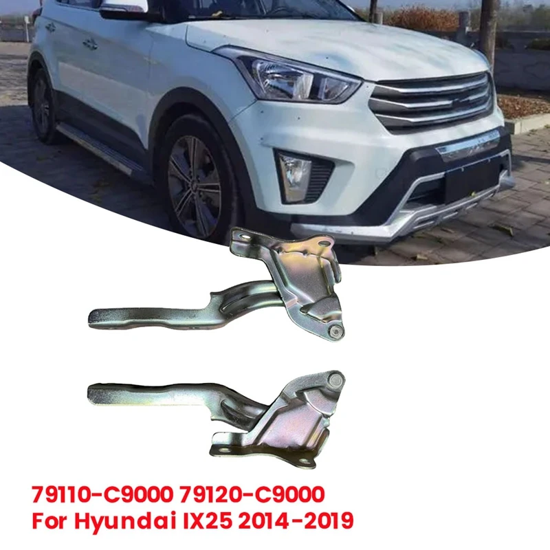 

1 пара петли для капота автомобиля и пассажирской стороны 79110-C9000 79120C9000 для Hyundai IX25 2014-2019 детали петли для капота двигателя