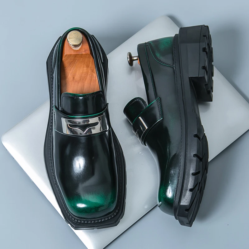ATL's Finest Green Leather Bottom
