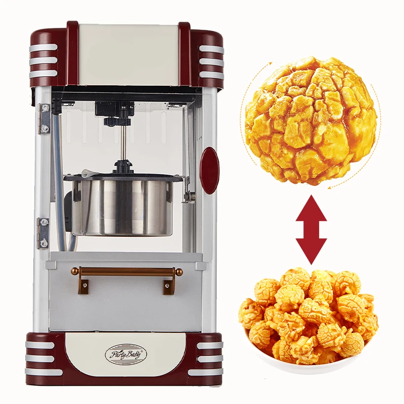 Wholesale Customization Automatic Popcorn Machine Machine A Popcorn Pop Corn Machine Hot Air Popcorn Maker 4