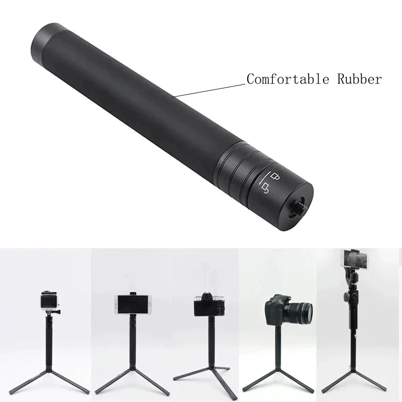 73cm Selfie Stick Portable Extension Pole for Gopro Insta360 DJI Feiyu Action Camera Microphone Stand