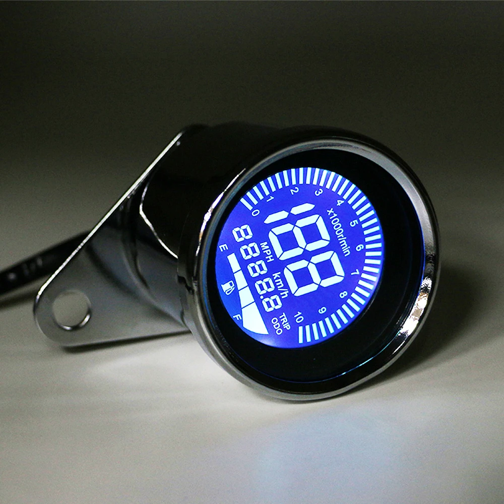 2018-Motorrad-Tachometer-LCD-digitaler-Kilometerz-hler-Tachometer ...