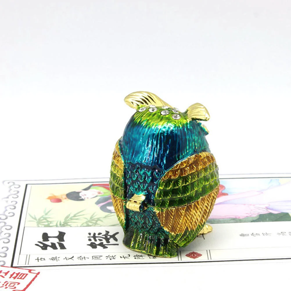 Beufee Petite Boîte à Bibelots En Forme De Hibou, Mini Boîte à Bijoux