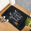 Halloween NOT All Witches Live in Salem Entrance Doormat Decor Carpet for Living Room Bedroom Non-slip Mat Halloween Decorations 5