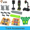 Wooden Train Railway Connect Fixer Track Accessories Connector Tracffic Light Holder Fit Brio Wood Track Educational Kid Toys 1