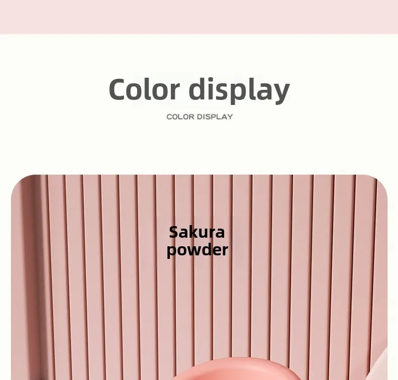 Baby bathtub seat being rinsed with water